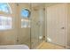 Large bathroom with a walk-in shower and updated fixtures at 8896 Dove Cove Dr, Las Vegas, NV 89129