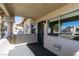 Private balcony/patio with access to building entrance at 936 Boulder Mesa Dr # 201, Las Vegas, NV 89128