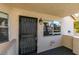 Private balcony/patio with access to building entrance at 936 Boulder Mesa Dr # 201, Las Vegas, NV 89128