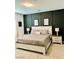 Spacious main bedroom with a decorative wall and plush carpet flooring at 965 Nevada State Dr # 1202, Henderson, NV 89002