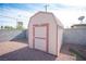 Backyard with gravel and a small tree at 1208 Clairemont St, Las Vegas, NV 89110