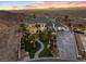 View of the house from above, showcasing landscaping at 1610 Hardrock St, Las Vegas, NV 89156