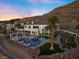 Luxury home with pool and putting green; sunset view at 1610 Hardrock St, Las Vegas, NV 89156