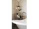 Elegant bathroom with free-standing tub and orchids at 1635 Liege Dr, Henderson, NV 89012