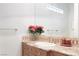 Elegant bathroom with granite vanity and fixtures at 1635 Liege Dr, Henderson, NV 89012