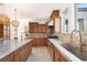 Modern kitchen featuring a large island and ample cabinet space at 1635 Liege Dr, Henderson, NV 89012