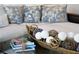 Living room detail showcasing decorative bowl and books on a coffee table at 1635 Liege Dr, Henderson, NV 89012