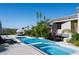 Stunning pool and spa with city views at 1635 Liege Dr, Henderson, NV 89012