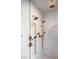 Shower with double shower heads and marble walls at 1635 Liege Dr, Henderson, NV 89012