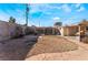 Large backyard with gravel, patio, and partial grass at 1920 Wendell Ave, Las Vegas, NV 89101