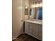 Bathroom with double vanity and marble countertop at 2200 S Fort Apache Rd # 2050, Las Vegas, NV 89117