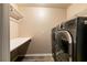 Laundry room with washer, dryer, and countertop space at 2200 S Fort Apache Rd # 2050, Las Vegas, NV 89117