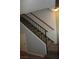 Staircase with metal railing leading upstairs at 2616 Aracatuba Ave, Las Vegas, NV 89121