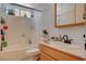 Simple bathroom with shower/tub combo at 2715 Coral Cliffs Ct, North Las Vegas, NV 89031