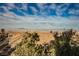 Aerial view of neighborhood with mountain backdrop at 2768 Liberation Dr, Henderson, NV 89044