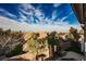 View from above showcasing backyard and neighborhood at 2768 Liberation Dr, Henderson, NV 89044