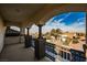 Balcony with arched openings and mountain views at 2768 Liberation Dr, Henderson, NV 89044