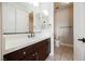 Bathroom with a vanity, toilet, and tiled floor at 2768 Liberation Dr, Henderson, NV 89044