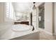 Bathroom boasts a large soaking tub and a walk-in shower at 2768 Liberation Dr, Henderson, NV 89044