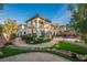 Luxury home with a landscaped yard and walkway at 2768 Liberation Dr, Henderson, NV 89044