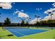 Two well-maintained tennis courts at 2768 Liberation Dr, Henderson, NV 89044