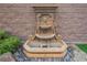 Ornate stone fountain in a backyard setting at 2768 Liberation Dr, Henderson, NV 89044