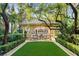 Outdoor patio with seating area and pergola at 3074 Monte Rosa Ave, Las Vegas, NV 89120