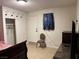 Bedroom with double bed, closet, and tiled floor at 3712 San Joaquin Ave, Las Vegas, NV 89102