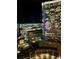 Breathtaking city night view featuring bright lights and hotels from a luxurious residence at 3726 Las Vegas Blvd # 2702, Las Vegas, NV 89158