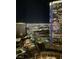 Stunning city night view featuring bright lights and iconic Vegas hotels from residence at 3726 Las Vegas Blvd # 2702, Las Vegas, NV 89158