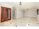 Spacious basement room with tile floors and wine storage at 3925 Larkcrest St, Las Vegas, NV 89129