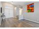 Bright and airy foyer with double doors and wood-look flooring at 414 Maritocca Ave, North Las Vegas, NV 89031