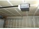 Garage interior with LiftMaster 1/2HP garage door opener at 4522 Checker Way, North Las Vegas, NV 89031