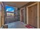 Apartment entryway with two doors and a view of the parking lot at 5160 Indian River Dr # 329, Las Vegas, NV 89103