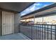 Private patio provides access to covered parking at 5160 Indian River Dr # 329, Las Vegas, NV 89103