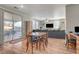 Casual dining area with kitchen and living room views at 6104 Talbot Springs Ct, North Las Vegas, NV 89081