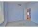 Bedroom with mirrored closet and window with blinds at 6617 Old Newbury Ave, Las Vegas, NV 89108