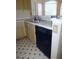 Kitchen features black dishwasher and double sink at 6617 Old Newbury Ave, Las Vegas, NV 89108