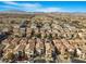 Aerial view of houses in a residential neighborhood at 8157 Amy Springs St, Las Vegas, NV 89113