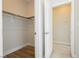 Walk-in closet with wood flooring and shelving at 8224 Skye Territory St, Las Vegas, NV 89166