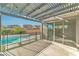 Covered patio with pool and backyard views at 8224 Skye Territory St, Las Vegas, NV 89166