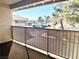 Private balcony overlooking the community at 100 S Crestline Dr # 57, Las Vegas, NV 89107