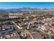 Aerial view showing home's location in a residential neighborhood at 10009 Dusty Winds Ave, Las Vegas, NV 89117