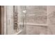 Clean and modern shower with glass enclosure at 1036 Novara Ln, Las Vegas, NV 89144