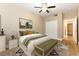 Spacious bedroom with ample closet space and ceiling fan at 10550 W Alexander Rd # 1156, Las Vegas, NV 89129