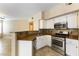 Updated kitchen with stainless steel appliances and granite counters at 10550 W Alexander Rd # 1156, Las Vegas, NV 89129