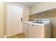 Laundry room with washer, dryer, and exterior access at 10550 W Alexander Rd # 1156, Las Vegas, NV 89129