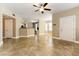 Living area with open layout and view of kitchen at 10550 W Alexander Rd # 1156, Las Vegas, NV 89129