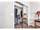 Walk in closet with ample storage and custom shelving at 10725 Sky Meadows Ave, Las Vegas, NV 89134