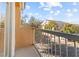 Private balcony overlooking the community and distant mountains at 1086 Sheer Paradise Ln # 101, Henderson, NV 89002